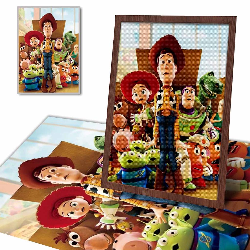 5D Diy Diamond Painting Toy Story Group Photo Full Drill Rhinestones Mosaic Embroidery Handmade Products Home Decor Gift