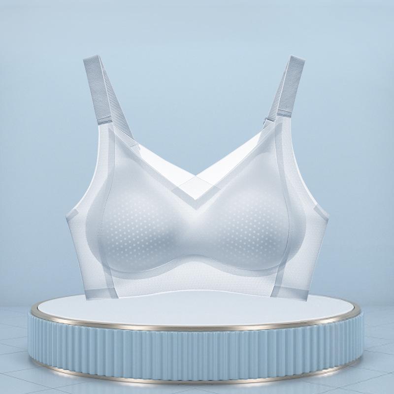Seamless Lift Bra: Ultra-Thin, Breathable, No Steel Ring, Anti-Sag Support for Small Chests