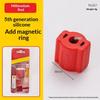 Magnetic Screw Ring Anti-Slip Silicone Fast-Acting Magnetizer/Demagnetizer Tool For Hex Screwdriver And Power Bits