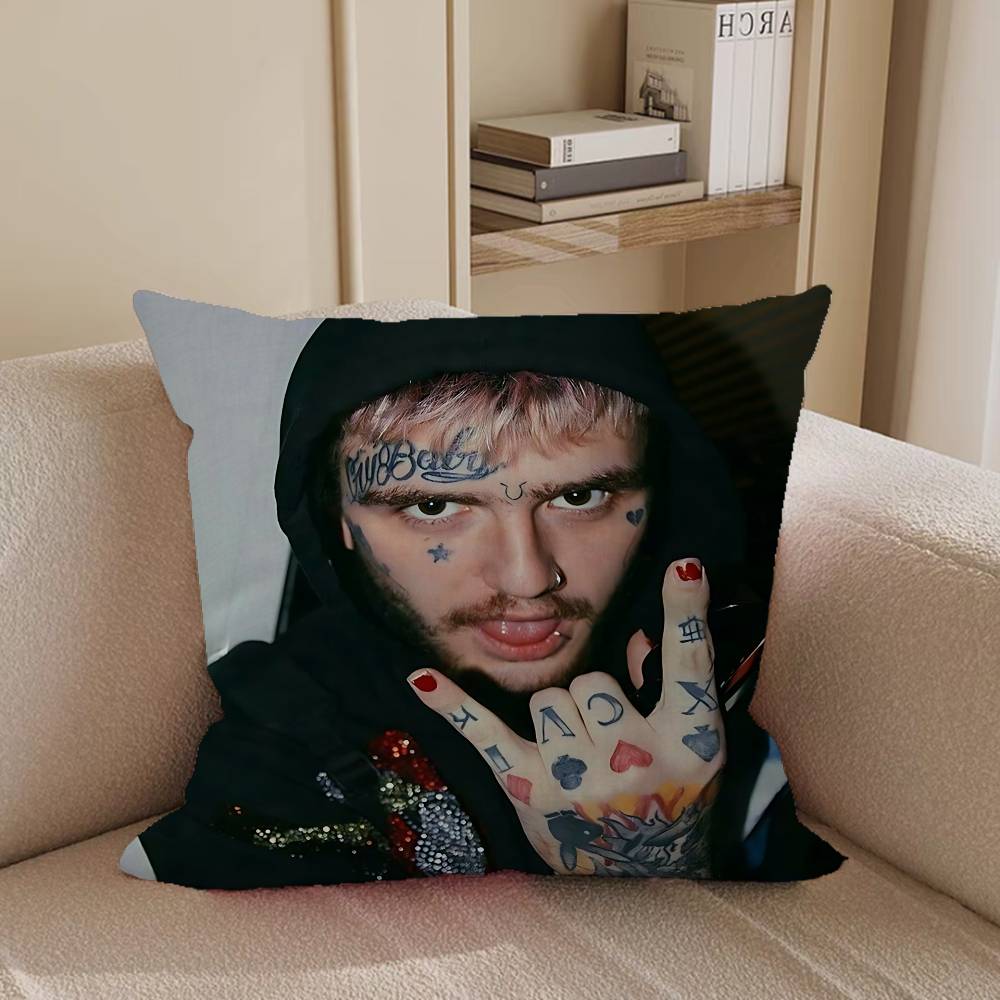 L-Lil P-Peep Heißer Sänger Kissenbezug Abnehmbar Waschbar Kissenbezug – Ganzjährig Weiche Leinen