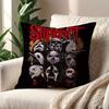 SSlipknots Heavy Metal Band Cushion Cover For Pillow Printing Sofa Decoration Home Car Room Coffee Shop Office NordicSimplicity