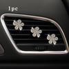 Stylish Crystal Car Accessory New Design Air Vent Clip With Sparkling Rhinestones