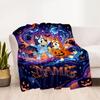 Halloween Night Adventure Personalized Name Blanket Lightweight Personalized Blanket Comfortable Throw For Sofa Bed Bedding Living Room All-Season Use