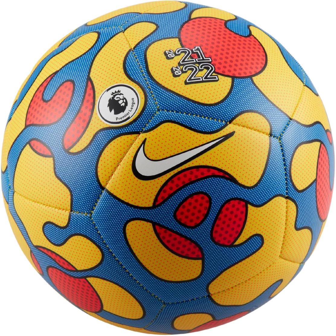 Nike Size 5 Ball Soccer Ball Pu Unisex Yellow Blue DC2382-710 Size 5 Ball