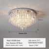 Modern Crystal Ceiling Lamp - Warm, Romantic, Simple, Atmospheric Design for Bedroom and Living Room