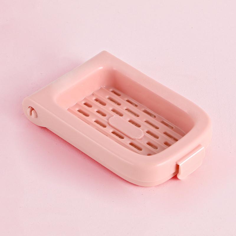 

Многофункциональная коробка для мыльных пузырей Сетчатая коробка для слива мыла высокой эластичности Коробка для хранения мыла Бытовые инструменты для уборки розовый
