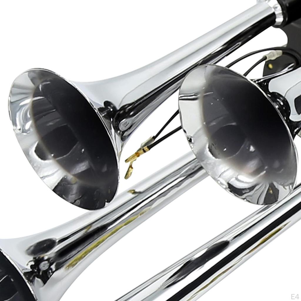 Four Trumpet Train Air Speaker Replacement Modification Parts Accessory for Vehicles Boats