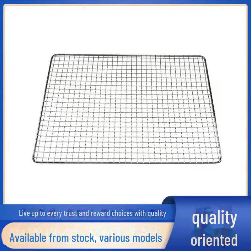 

Квадратна тиснена одноразова сітка для барбекю для кемпінгу на відкритому повітрі - Японський та корейський стиль, решітка для гриля з нержавіючої сталі