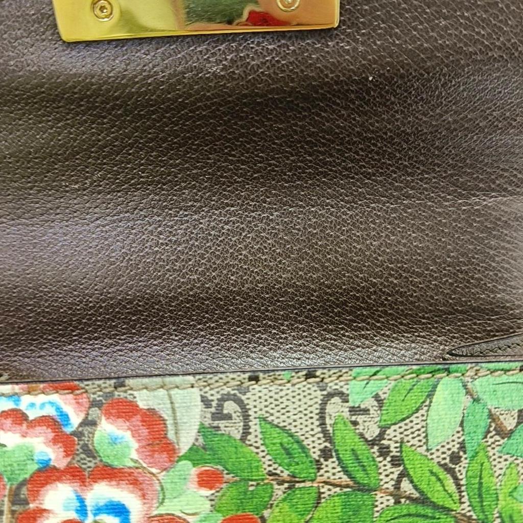 [Pre-Owned] Padlock Small Multicolor Coated Canvas Print Shoulder Bag - Good #YGP1KF