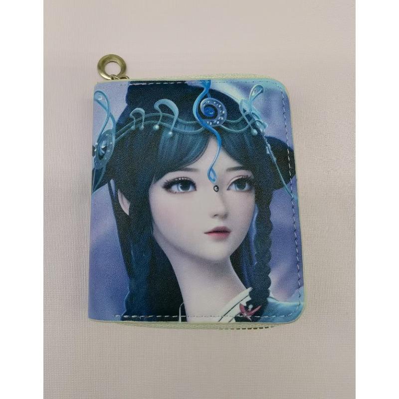 

Кошелек Мультяшный Аниме Принцесса Маленькая Сумочка Милый Креативный Кошелек для Мелочи Наушники Ключи Компактный 11*8.5*2