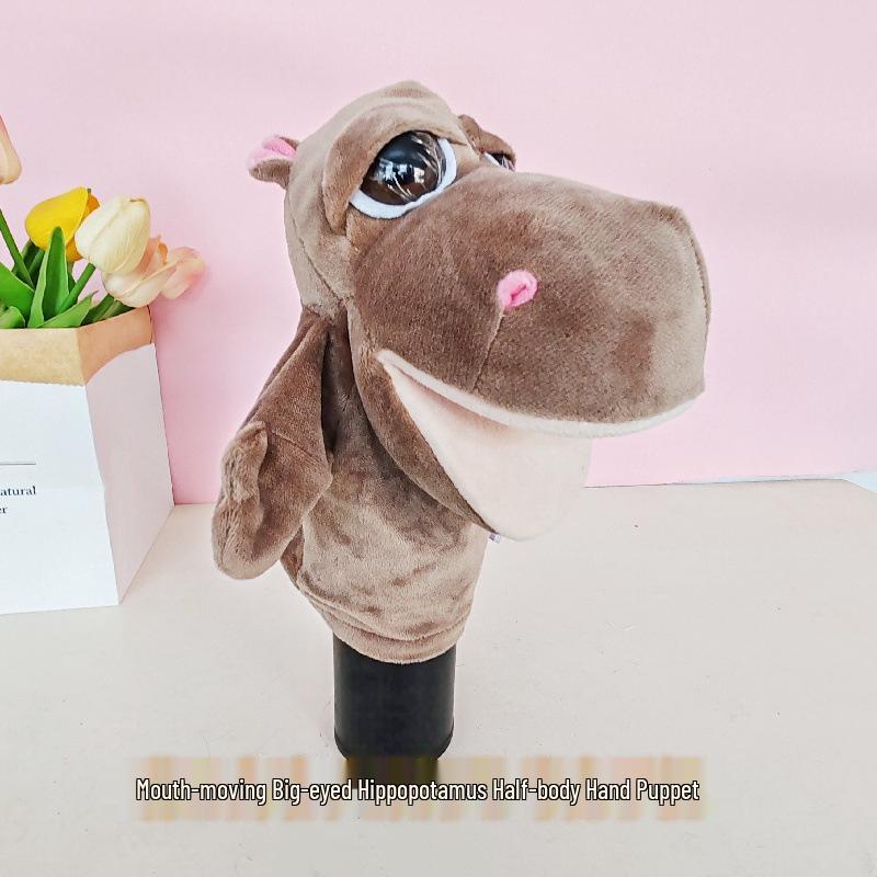 Cartoon Animal Hand Puppet Plush Doll for Kids' Interactive Play