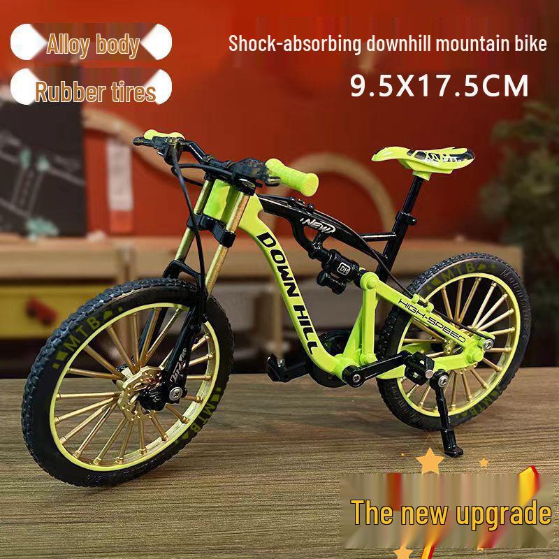 Alloy Off-Road Downhill Bicycle Toy Model – Mountain Bike Ornament & Creative Gift.