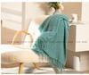 Elegant Sofa Throw Blanket - Pure Color, Air Conditioning, Office Nap, Decorative, Autumn/Winter Luxury Style Blanket