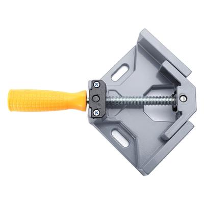 Easy To Use 90°Right Angle Clip for Woodworking Handcrafting Right Angle Clamp Reliable Steel Screw Comfortable Grip