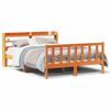 VidaXL Bed Frames and Headboards Wax Brown 140x200 Cm Pine Wood 3306598