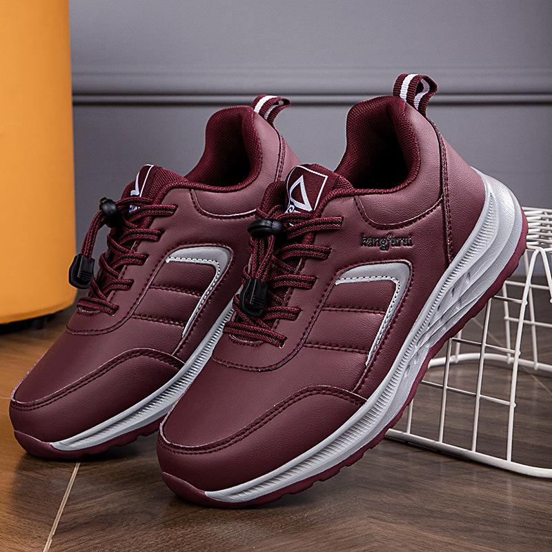 Four Seasons Leather Non-slip and Wear-resistant Shoes Comfortable Walking Leisure Sports Trend Shoes
