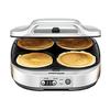 Crêpière - rommelsbacher - pc 1800 - 4 cavités de 13,5 cm - revêtement anti-adhésif - minuterie 15 min