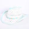 Popular sombrero de vaquero occidental hueco clásico europeo y americano, moda para hombre y mujer, sombrero de paja transpirable para vacaciones, protección solar