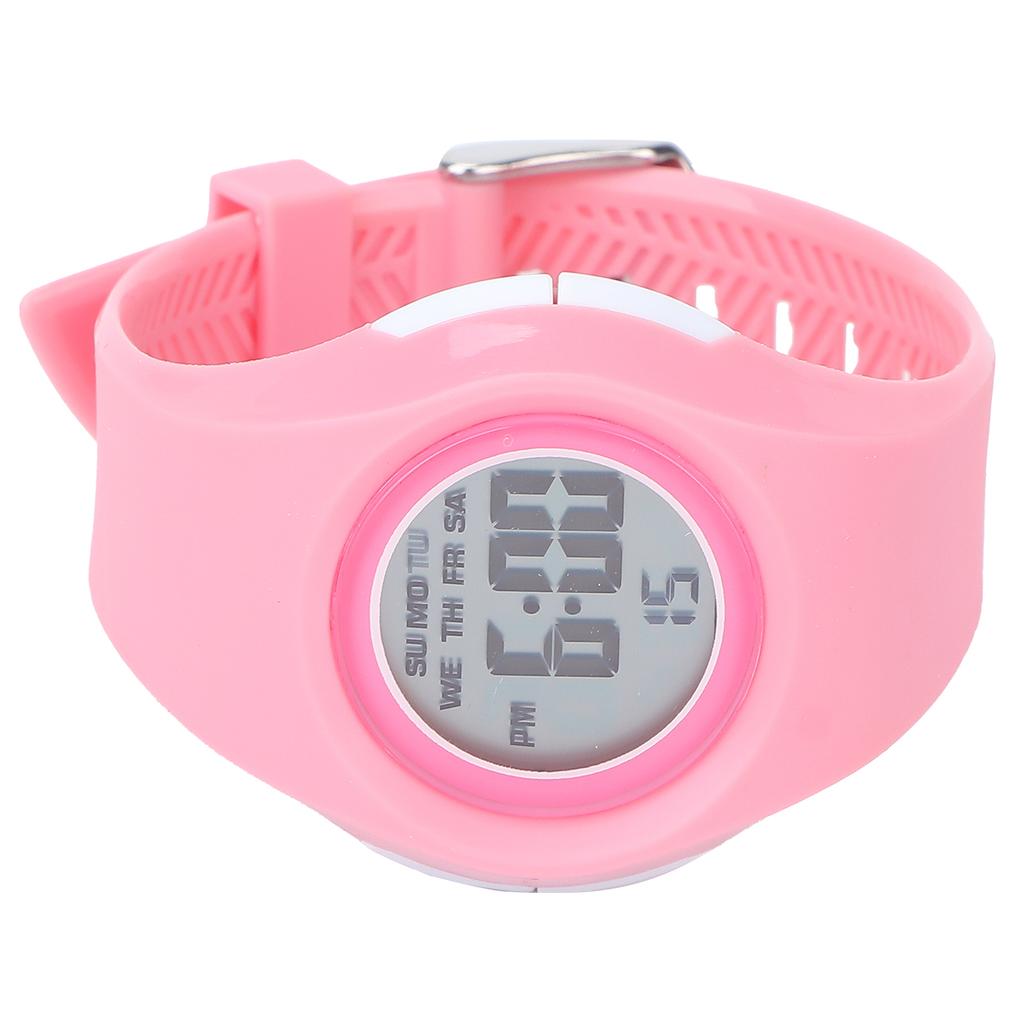 Simple Stylish Students Digital Watch Waterproof Children Kid Watch with Backlight