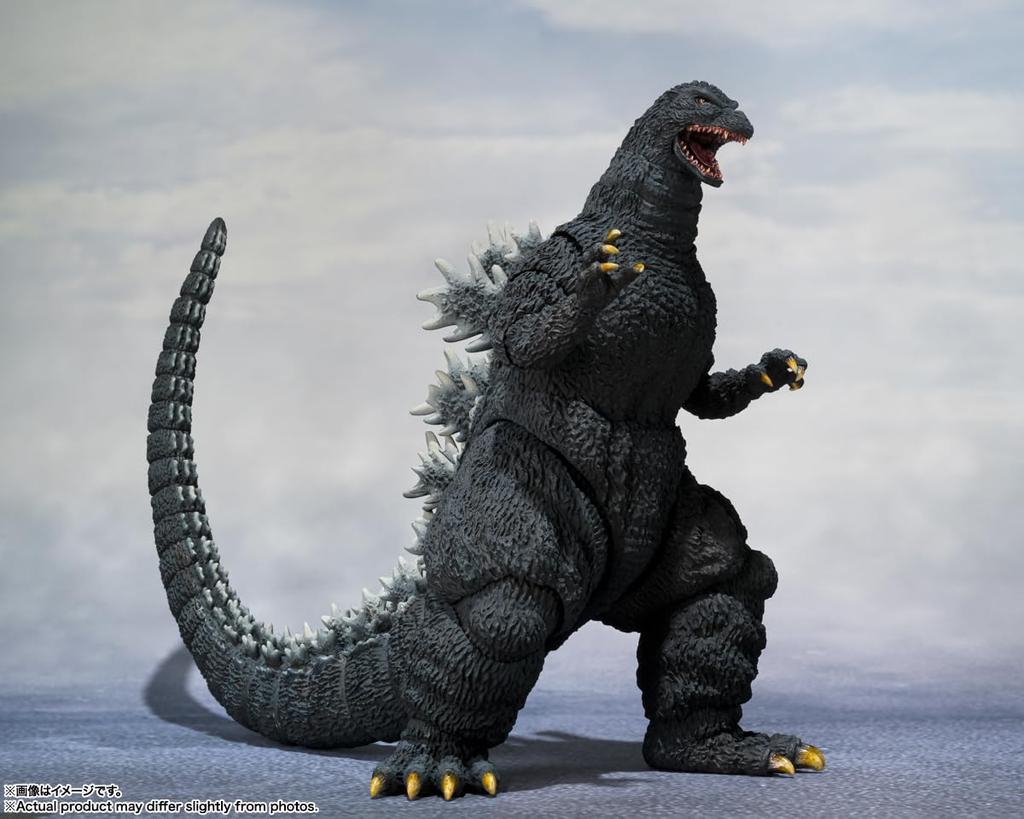TAMASHII NATIONS Monster Arts Godzilla Figurină mobilă pictată PVC de aproximativ 160 mm SH. (1991) -Bătălia Shinjuku-