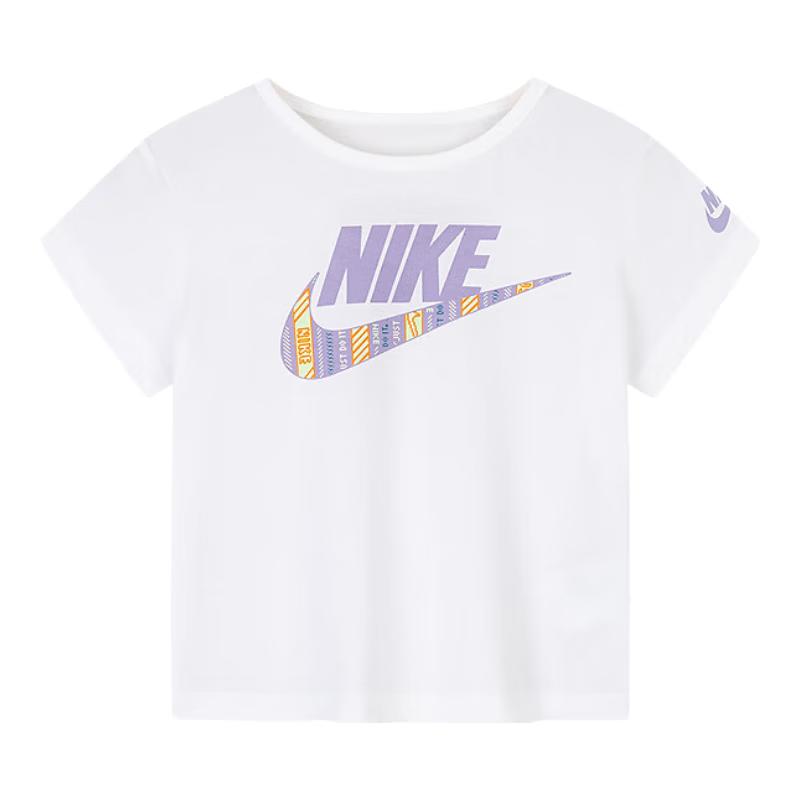 

Nike Girls Big Logo Back Twist Knot Short-Sleeve T-Shirt 5
