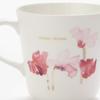 NARUMI Cyclamen and Cat Mug by Chihiro Floral Stylish and Microwave and Dishwasher Made In Gift Product Iwasaki, 340cc, Print, Cute, Large,