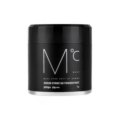 Sebum Strike HD Powder Pact 12g, Korean Men's Popular Cosmetics