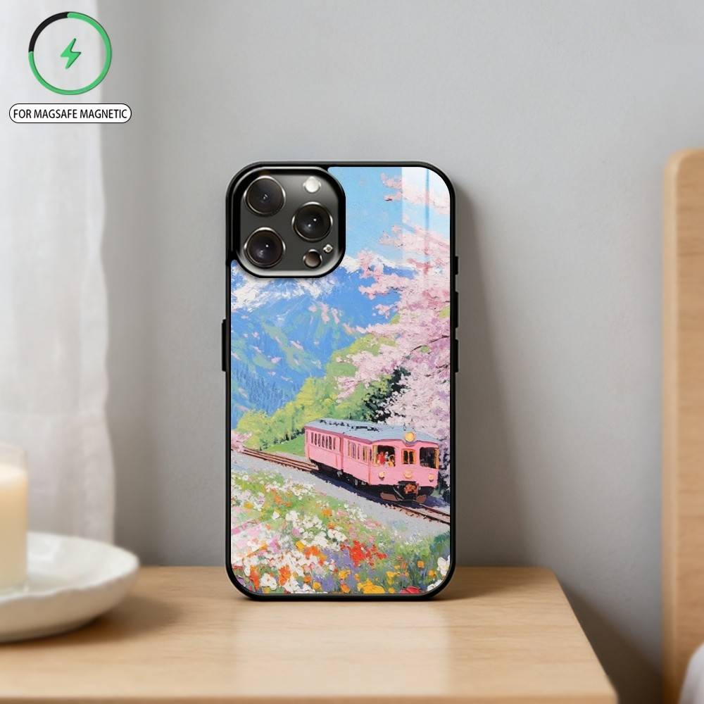 C-Cars and Distances   Phone Case For iPhone17,16,15,14,13,12,11 Plus,Pro Max Magnetic For Magsafe Wireless Charging