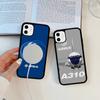 A-Airbus Logo Black For Magsafe Magnetic Phone Case For IPhone 16 15 17 Pro Max 11 12 13 14 Plus Cover
