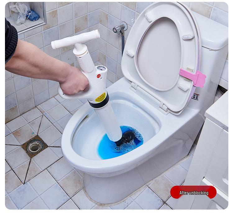 Enhanced High-Pressure Toilet Unclogger – One-Shot Clog Removal Tool