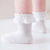 3Pairs/Set Baby Girls Socks Summer Thin Mesh Kids Girl Frilly Lace Socks Cotton Children Dance Princess Sock Spring Summer 0-5Y