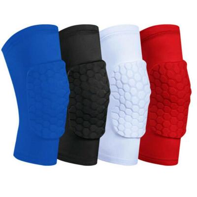 1 Pair Sport Short Knee Pads Outdoor Workout Cycling Basketball Badminton Knee Guard Football Unisex Anti-fall Anti-collision Support Brace Pads