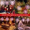 120 LED DIY 8 Modes Dimmable Lights with Remote Control, Waterproof Decorative Hanging  for Christmas, Home, Patio, Indoor Outdoor Decoration