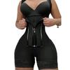 Plus Size Waist Cincher Body Shaper with Adjustable Straps and Zipper