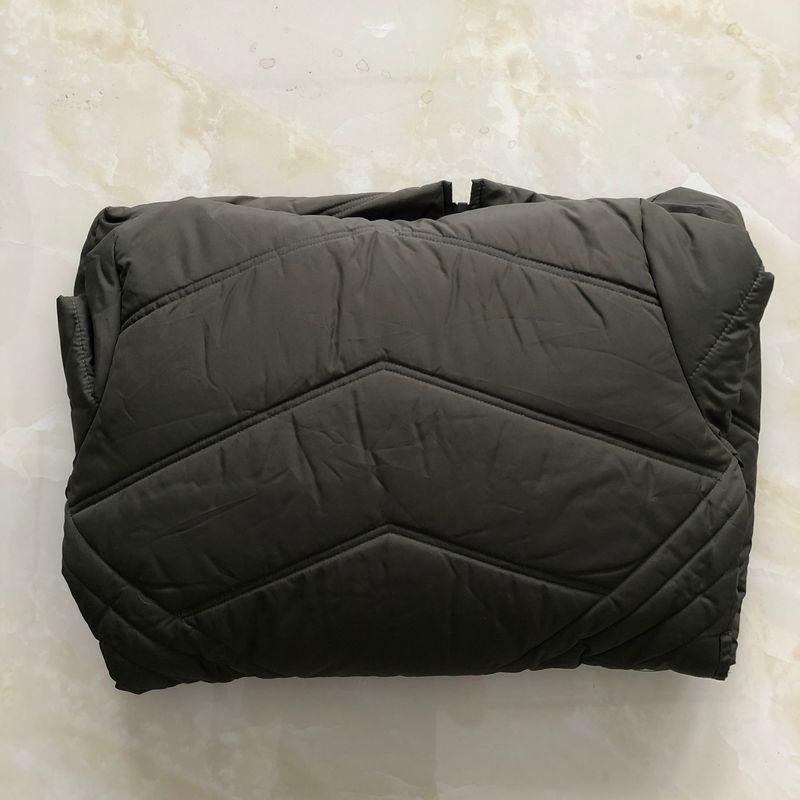 

Хлопковое пальто Осень и Зима Новое поступление Внешняя торговля Женская одежда Мода Капюшон Меховой воротник Молния Карман Большой размер Хлопковая одежда 22949 Army Green B- 14-13-1 XS