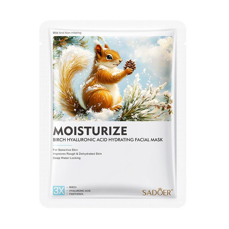 3pcs Birch Hyaluronic Acid Hydrating Mask 25ml Moisturizing Moisturizing Hydrating Mask Skin Care Products birch mask 25ml