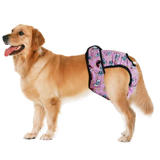 Cute Female Dog Cartoon Diaper Washable Sanitary Physiological Pants Underwear