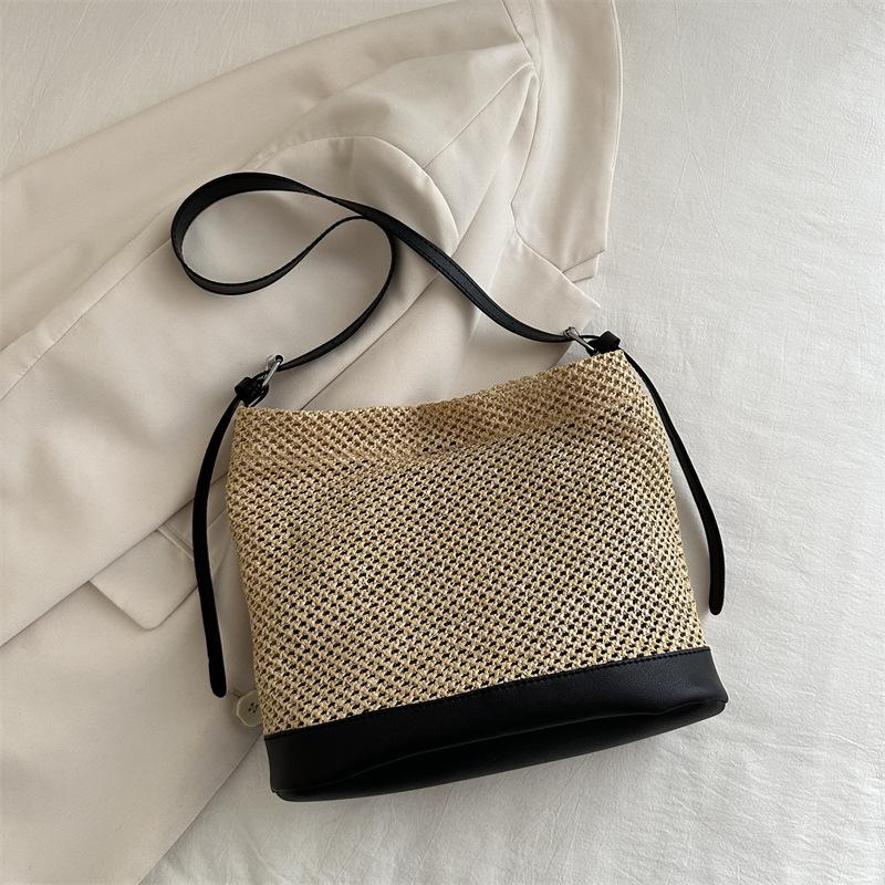 New Simple and Fashionable Shoulder Bag Casual Summer Fashion Large Capacity Simple and Fashionable Tote Bag Crossbody Bag