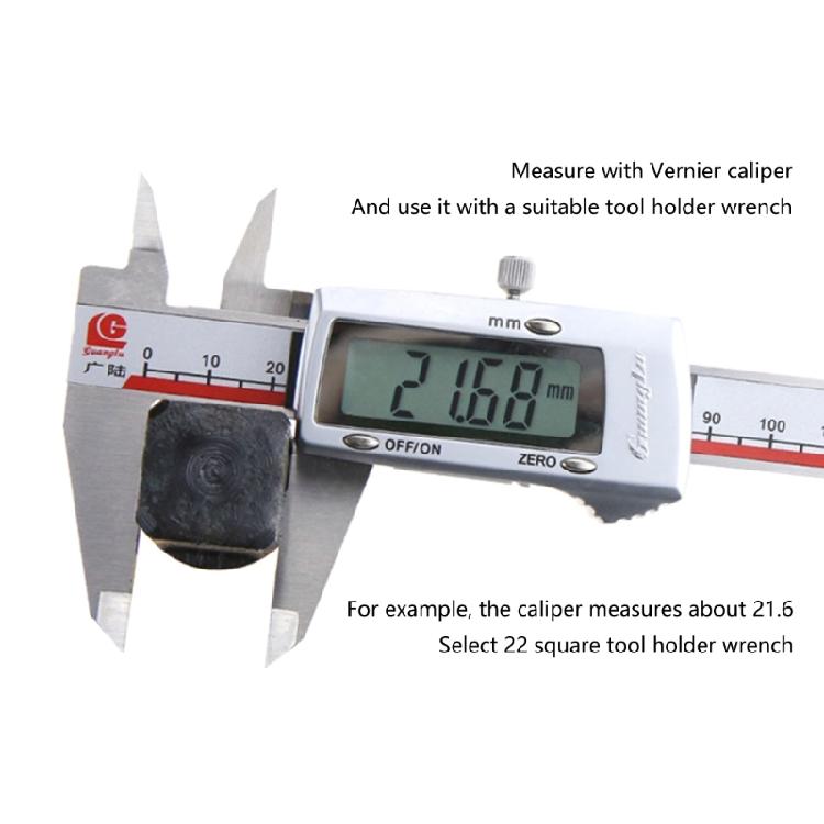 Steel Screw Bolt Wrench for Engraving Milling Machine Inner Square Spanner Tool