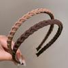 Winding Cross Braided Headband Non-slip Weaving Hair Hoop Elegant   Wash Face