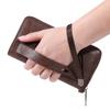Men's Soft PU Leather Long Wallet Multi Card Card Holder Cash Purse Clutch Bag Ultra Thin Wallet Money Clip with Mobile Wallet
