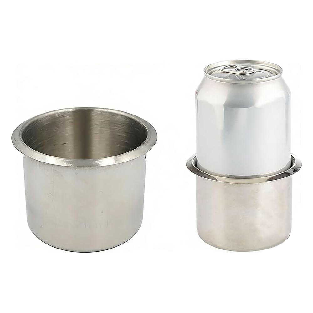 Car Modification Cup Holder Stainless Steel Cup Drink Holder Polished