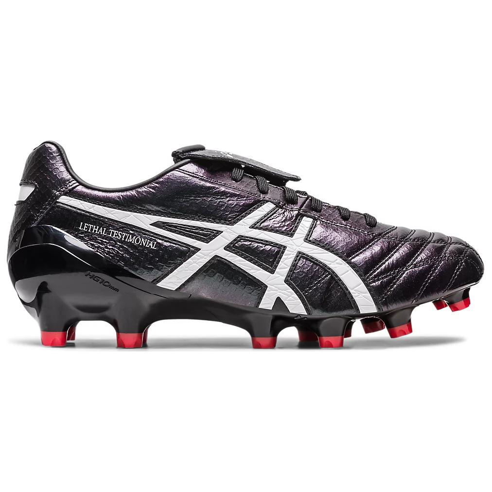 Asics Lethal Testimonial 4 IT Άνετα Αθλητικά Παπούτσια Ποδοσφαίρου Ανδρικά Παπούτσια Ποδοσφαίρου Μαύρο 1101A053-001
