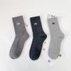 Women's Spring and Autumn New Embroidered Bowknot Mid-tube Socks Combed Cotton Women's Socks