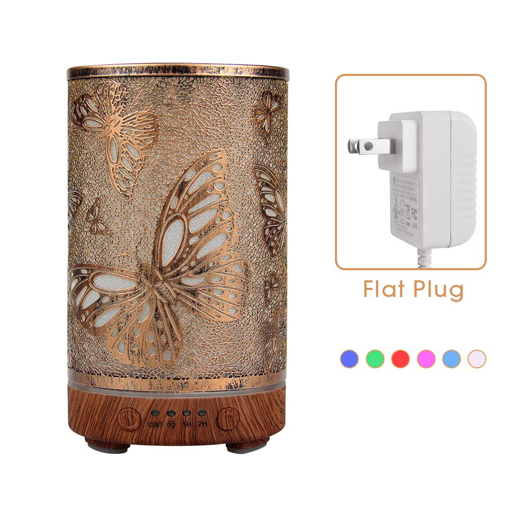 100ml Humidifiers Cool Mist Top Fill Essential Oil Diffuser for Bedroom Large Room Home Baby Nursery and Plants with Nightlight