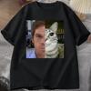 Dexter Morgan Cat T-Shirt, Fun Short-Sleeve Crew Neck T-Shirt, Unisex Streetwear Style, Harajuku Printed T-Shirt Top
