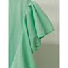 Women's V Neck Lotus Sleeves Elegant Women's Short Sleeve Top T-shirt