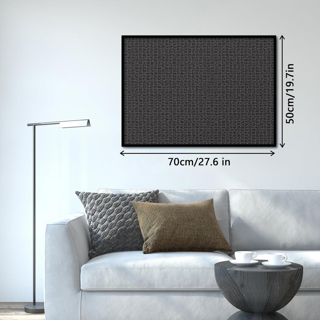 Impossible Mystic Maze Puzzle for Adults, 1000 Piece Difficult Black and White Jigsaw Puzzle, Hard Challenging Crazy Line Puzzle