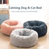 40-70cm Home Plush Pet Nest Super Soft Warm Detachable and Washable Round Pet Bed for Dog and Cat House Winter Warm Sleeping