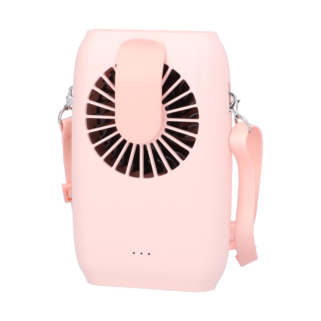 MultiFunctional ABS Mini Neck Hanging Fan Portable USB Charging Handheld Desktop Fan